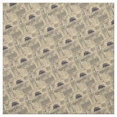 Titanic Tiled Passenger Ticket Afbeelding Stof (Swatch)