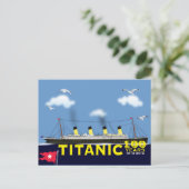 Titanic Tragedy Jubileum Briefkaart (Staand voorkant)