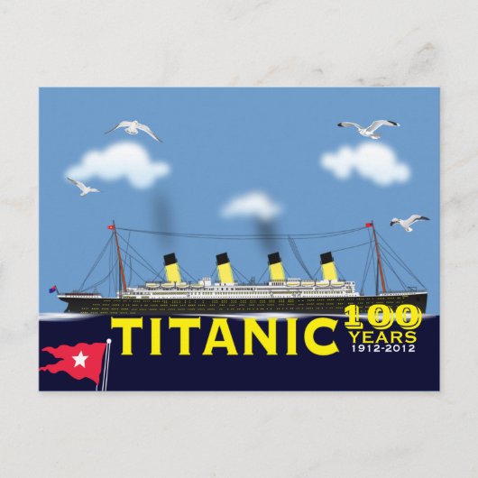Titanic Tragedy Jubileum Briefkaart (Voorkant)
