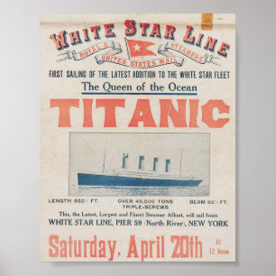 Titanic Travel Poster