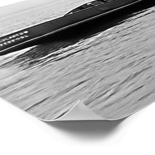 Titanic Tugs out Poster (Hoek)