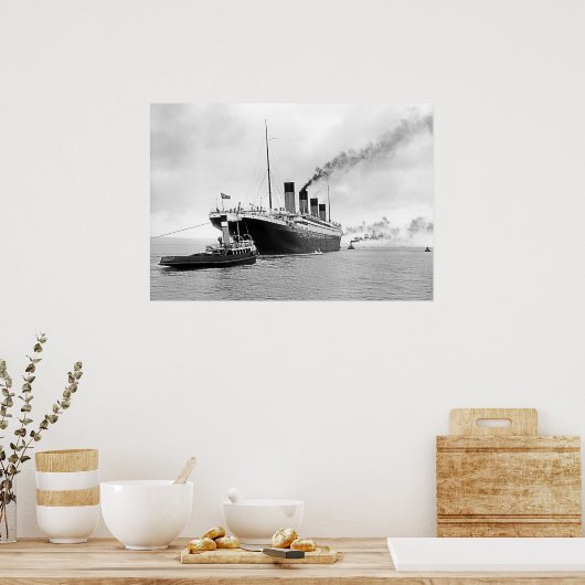 Titanic Tugs out Poster (Keuken)