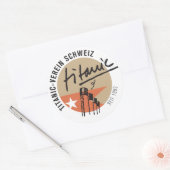 Titanic-Verein Schweiz Aufkleber Ronde Sticker (Envelop)