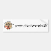 Titanic-Verein Schweiz  Auto-Aufkleber Bumpersticker (Voorkant)