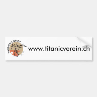 Titanic-Verein Schweiz  Auto-Aufkleber Bumpersticker