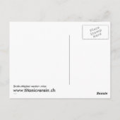 Titanic-Verein Schweiz Postkarte 01 Briefkaart (Achterkant)