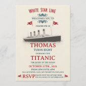 Titanic Verjaardagsfeest Kaart (Voorkant)