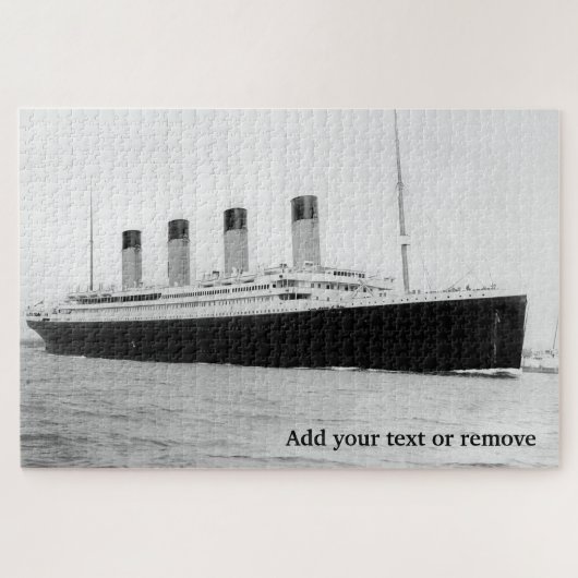 Titanic vertrekkende Southampton op 10 april 1912, Legpuzzel (Horizontaal)