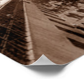 Titanic vertrekt van aanlegplaats 44 Southampton E Poster (Hoek)