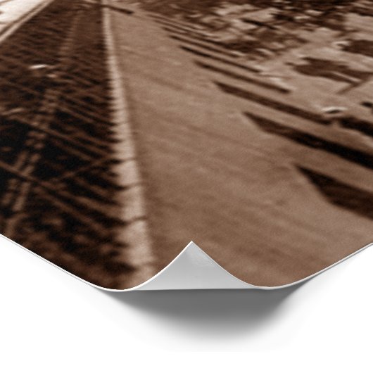 Titanic vertrekting Berth 44 Southampton England Poster (Hoek)