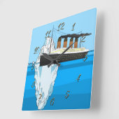 Titanic Vierkante Klok (Hoek)