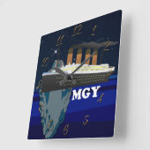 Titanic Vierkante Klok (Hoek)