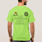 Titanic was prima toen ze hier wegging t-shirt (Achterkant)