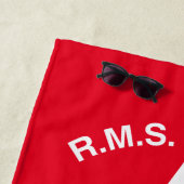 Titanic, White Star Line, 1st Class Passenger's Strandlaken (In situ)