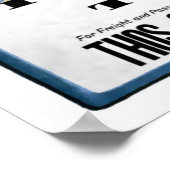 Titanic White Star Line Advertisement Poster (Hoek)