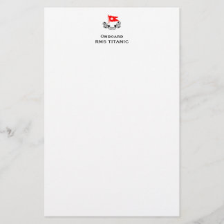 Titanic White Star Line Briefpapier
