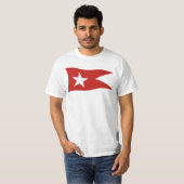 Titanic White Star Line Flag met White Star T-shirt (Voorkant volledig)