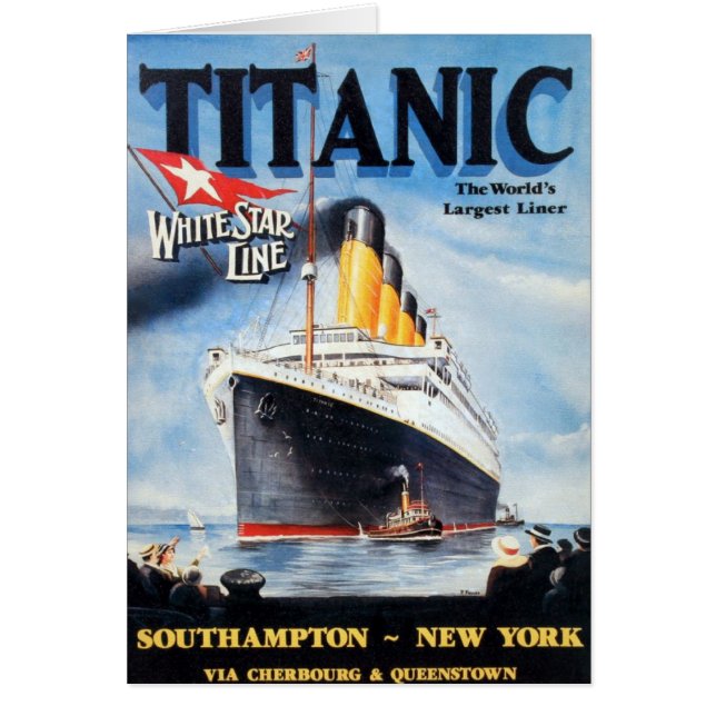 Titanic White Star Line - Grootste Schip Ter Werel (Voorkant)