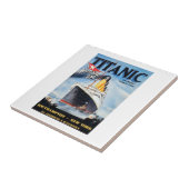 Titanic White Star Line - Grootste Schip ter Werel Tegeltje (Zijkant)