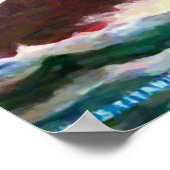 Titanic White Star Line Oil Painting Poster (Hoek)