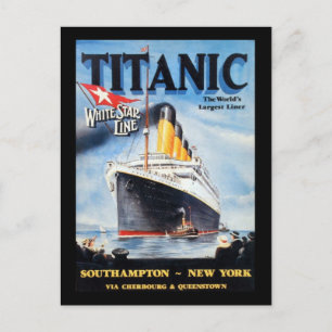 Titanic White Star Line - 's werelds grootste Line Briefkaart
