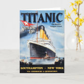 Titanic White Star Line - 's werelds grootste Line Kaart (Gele Bloem)