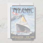 Titanic White Star Line - 's werelds grootste Line Kaart (Voorkant)