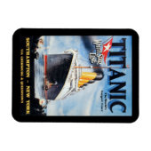 Titanic White Star Line - 's werelds grootste Line Magneet (Horizontaal)