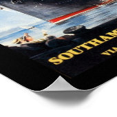 Titanic White Star Line - 's werelds grootste Line Poster (Hoek)