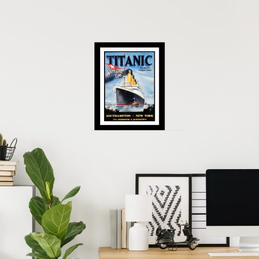 Titanic White Star Line - 's werelds grootste Line Poster (Thuiskantoor)