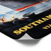 Titanic White Star Line - 's werelds grootste Line Poster (Hoek)