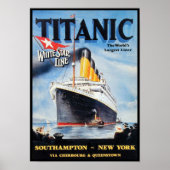 Titanic White Star Line - 's werelds grootste Line Poster (Voorkant)