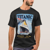 Titanic White Star Line - 's werelds grootste Line T-shirt (Voorkant)