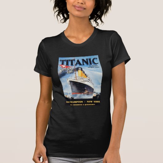 Titanic White Star Line - 's werelds grootste Line T-shirt (Voorkant)