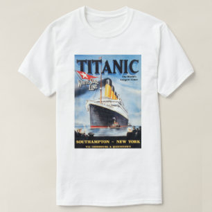 Titanic White Star Line - 's werelds grootste Line T-shirt