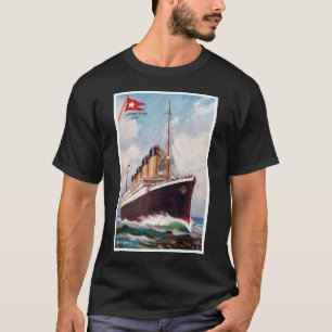 Titanic White Star Line Schilderij T-shirt