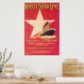 Titanic White Star Line Vintage Poster (Keuken)