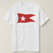 Titanic White Star Line-vlag met Witte Ster