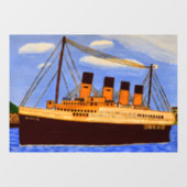 Titanic Window Cling  Raamsticker (Vel)