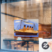 Titanic Window Cling  Raamsticker (Cafe Raam)