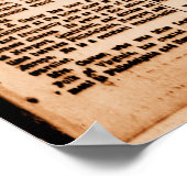 Titanic wordt gemeld door Sinking Sepia Maritime Poster (Hoek)