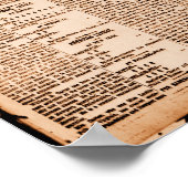 Titanic wordt gemeld door Sinking Sepia  Maritime Poster (Hoek)