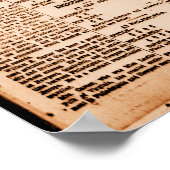 Titanic wordt gemeld door Sinking Sepia  Maritime Poster (Hoek)