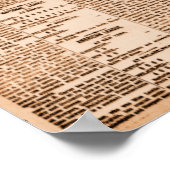 Titanic wordt gemeld in de  krant Sinking Poster (Hoek)