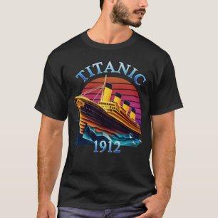 Titanic Zeilschip Cruiseschip 1912 Su T-shirt
