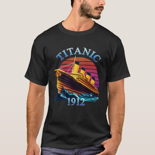 Titanic Zeilschip  Cruiseschip 1912 Su T-shirt (Voorkant)