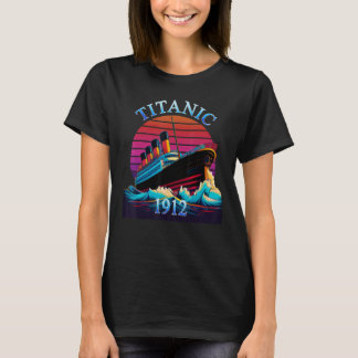 Titanic Zeilschip Vintage Cruise Vaartuig 1912 T-shirt