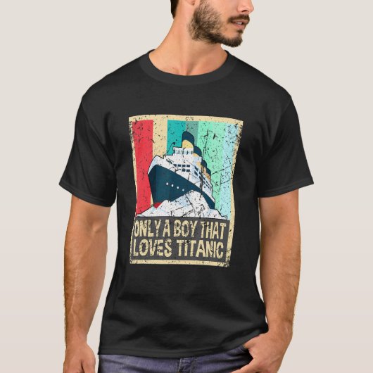 Titanic zinken scheepswrak Speelgoed Mannen vrouwe T-shirt (Voorkant)