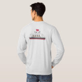 Titanic's kapitein Edward J. Smith T-shirt (Achterkant volledig)