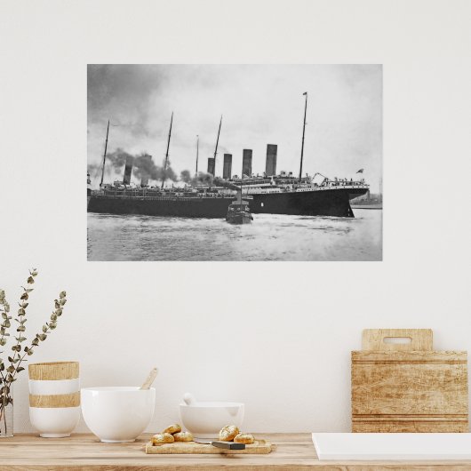 Titanic's Near Miss Poster (Keuken)